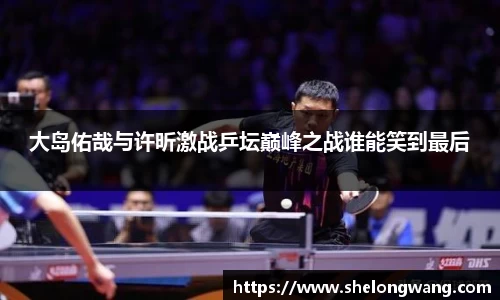 大岛佑哉与许昕激战乒坛巅峰之战谁能笑到最后